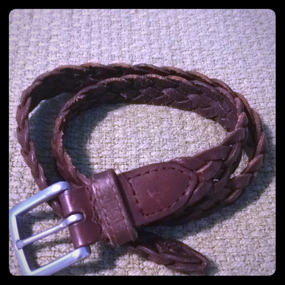 Carters brown leather belt